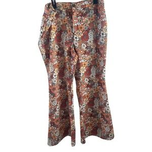 Retro Floral Bell Bottom Pants – Shein Curve 2XL